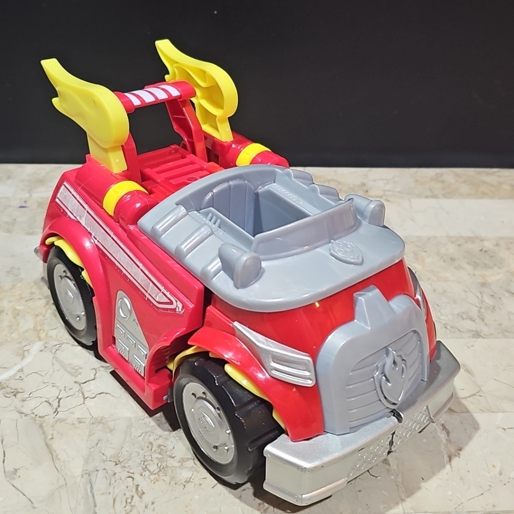 Red and Yellow Toy Fire‎ Truck Paw Patrol